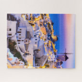 Puzzle mit der Geschenkboxen Oia, Santorini Griech (Horizontal)