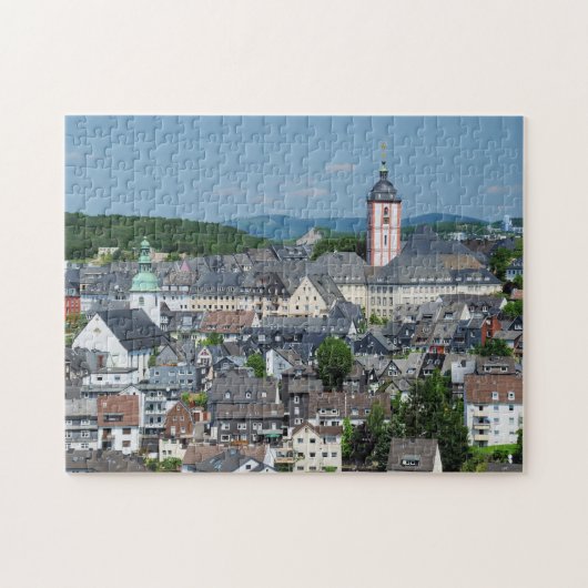 Puzzle mit der Stadtansicht von Siegen (Horizontal)