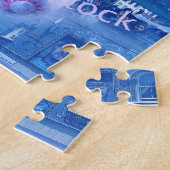 Puzzle mit einer Geschenkboxen über Kapstadt (Seite)