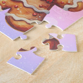 Puzzle mit einer Lebkuchenfamilie (Seite)