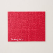 Puzzle mit fester Farbe als Frustrationsgerüst (Horizontal)