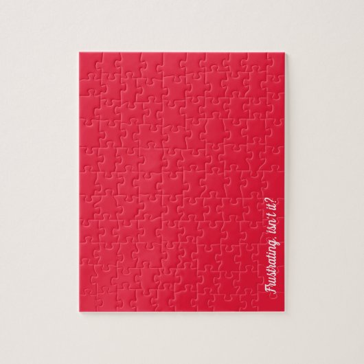 Puzzle mit fester Farbe als Frustrationsgerüst (Vertikal)