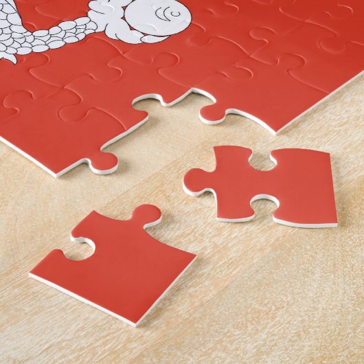 Puzzle mit Flagge Bhutans (Seite)