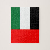 Puzzle mit Flagge der Vereinigten Arabischen Emira (Vertikal)