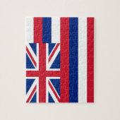 Puzzle mit Flagge des Hawaii-Staat (Vertikal)