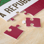Puzzle mit Flagge des kalifornischen Staat (Seite)