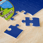 Puzzle mit Flagge des Staat Montana (Seite)