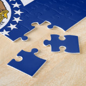 Puzzle mit Flagge des Staat von Missouri (Seite)