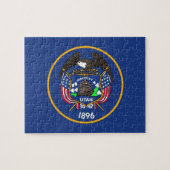 Puzzle mit Flagge des Utah-Staat (Horizontal)