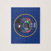 Puzzle mit Flagge des Utah-Staat (Vertikal)