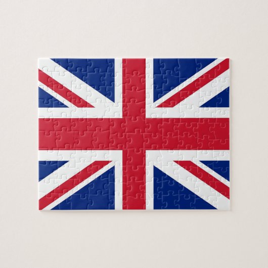 Puzzle mit Flagge des Vereinigten Königreichs (Horizontal)