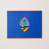 Puzzle mit Flagge von Guam (Horizontal)