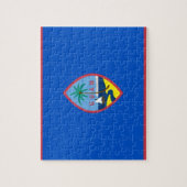 Puzzle mit Flagge von Guam (Vertikal)