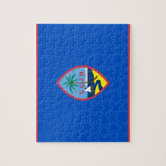 Puzzle mit Flagge von Guam (Vertikal)