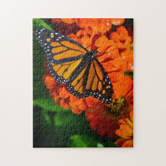 Puzzle mit Geschenkboxen/Monarchschmetterling (Vertikal)