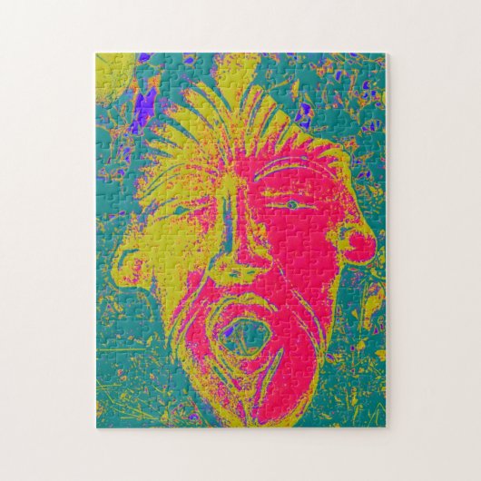 Puzzle mit Gesichtsmaske (Vertikal)
