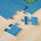 Puzzle mit grünem Papagei (Seite)