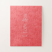Puzzle mit Herz und Text I Liebe Sie (Vertikal)