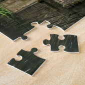 Puzzle mit holländischer Holzbrücke (Seite)
