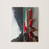 Puzzle mit kanadischen Kanus auf See (Vertikal)