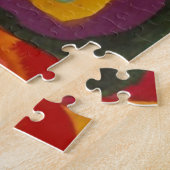 Puzzle mit Kandinskys Quadraten und Kreisen (Seite)