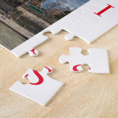 Puzzle mit klassischem Blick auf den Paris Eiffel  (Seite)