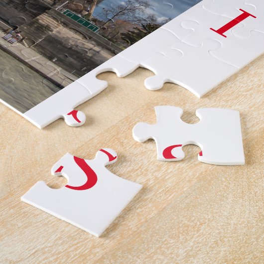 Puzzle mit klassischem Blick auf den Paris Eiffel  (Seite)