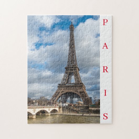 Puzzle mit klassischem Blick auf den Paris Eiffel  (Vertikal)