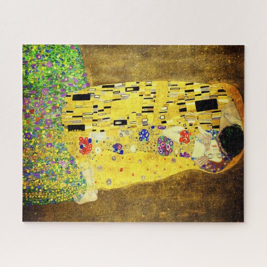 Puzzle mit Klimts Kuss (Horizontal)