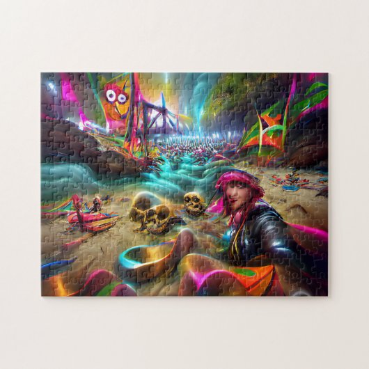 Puzzle mit kreativen Mustern (Horizontal)