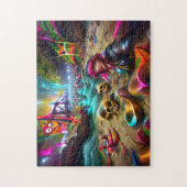 Puzzle mit kreativen Mustern (Vertikal)