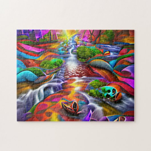 Puzzle mit kreativen Mustern (Horizontal)