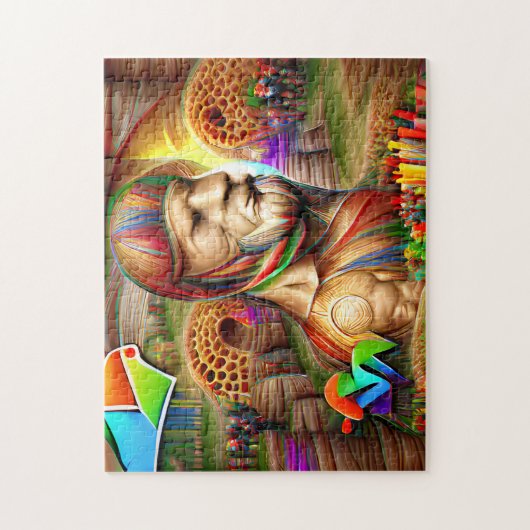 Puzzle mit kreativen Mustern (Vertikal)