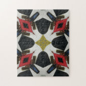 Puzzle mit kreativen Mustern (Vertikal)