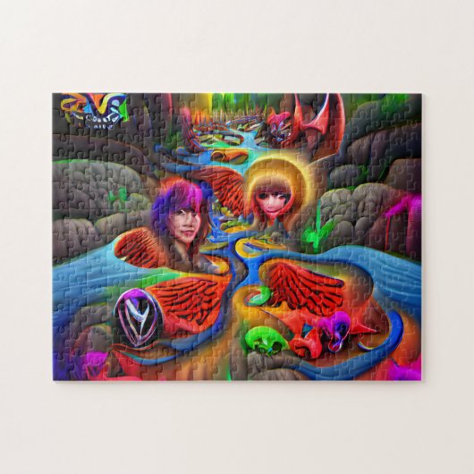 Puzzle mit kreativen Mustern (Horizontal)