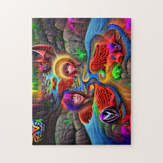 Puzzle mit kreativen Mustern (Vertikal)