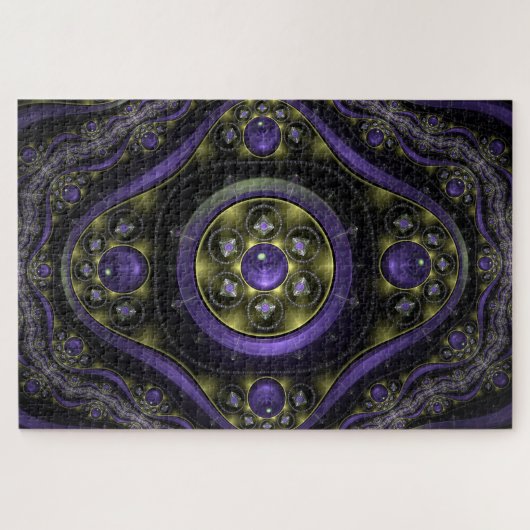 Puzzle mit lila Sphären (Horizontal)