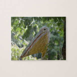 Puzzle mit lustigem Pelikan