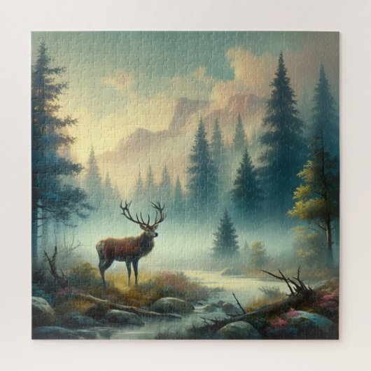 Puzzle mit Ölmalerei (Vertikal)
