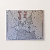 Puzzle mit Original-Kunst und Nachricht von Tony C (Horizontal)