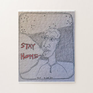 Puzzle mit Original-Kunst und Nachricht von Tony C