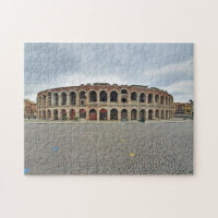Puzzle mit Panoramablick auf die Arena von Verona