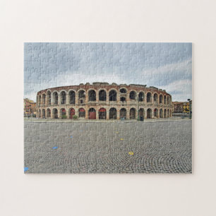 Puzzle mit Panoramablick auf die Arena von Verona