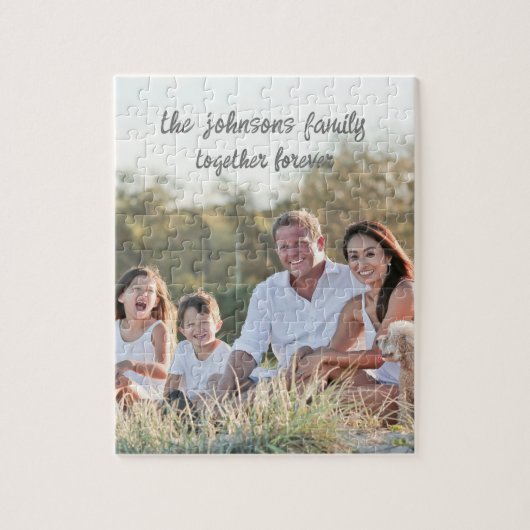 Puzzle mit personalisiertem Foto (Vertikal)