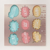 Puzzle mit positivem Denken - Benutzerdefinierter (Horizontal)