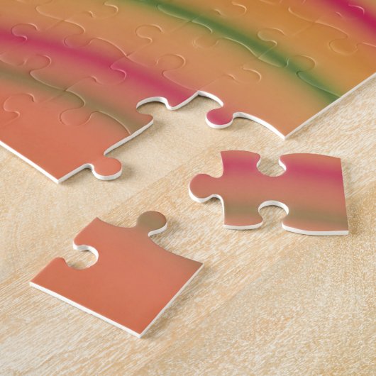 Puzzle mit rotem Schmetterling (Seite)