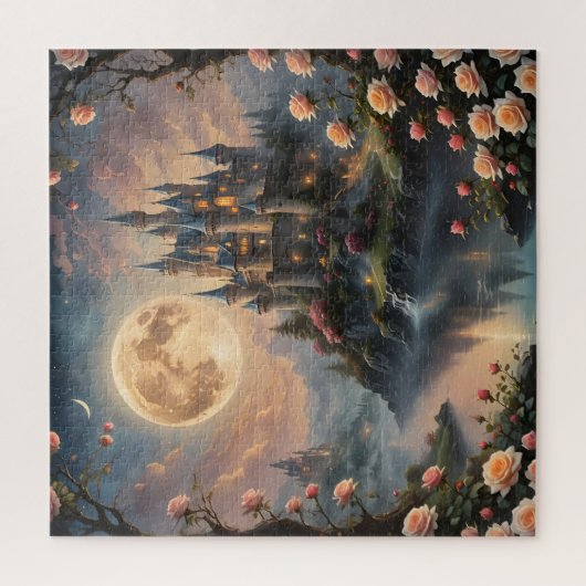 Puzzle mit Schloss (Vertikal)