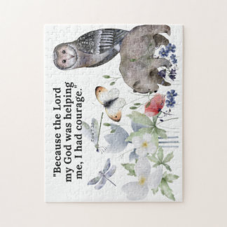 Puzzle mit schönem Vers aus der Bibel