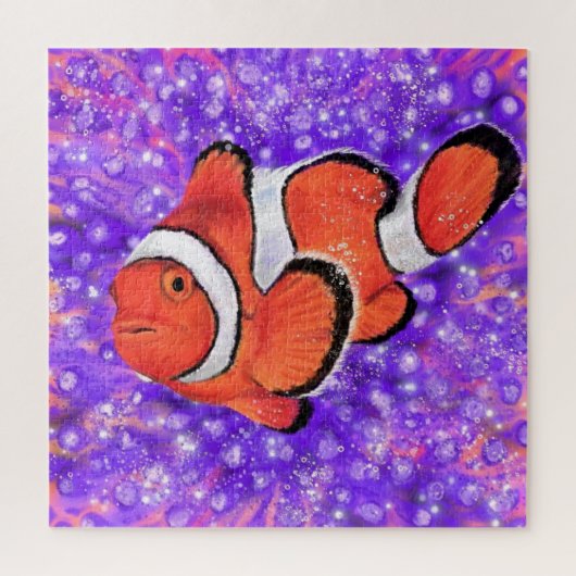 Puzzle mit schönen Farben Clownfish (Vertikal)