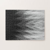 Puzzle mit schwarzem und weißem Federn (Horizontal)